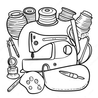 Pagina Para Colorear De Accesorios De Coser Lindos 34103 28348