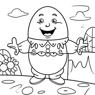 Pagina Para Colorear De Humpty Dumpty Colorido 34113-18155