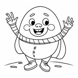 Pagina Para Colorear De Humpty Dumpty Colorido 34113-28353