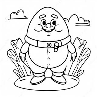 Pagina Para Colorear De Humpty Dumpty Colorido 34113-28354