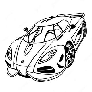 Pagina Para Colorear Koenigsegg Agera En Movimiento 34163-18195