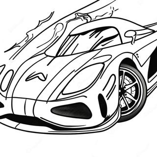 Pagina Para Colorear Koenigsegg Agera En Movimiento 34163-28394