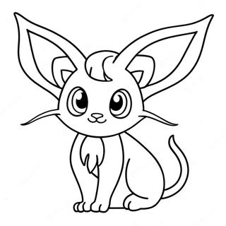 Pagina Para Colorear Espeon 34192-18215