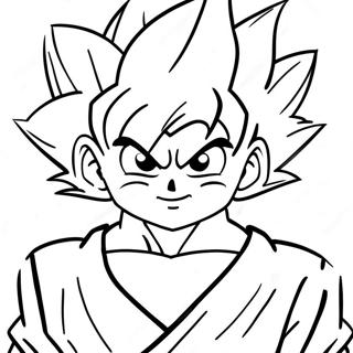 Pagina Para Colorear De Goten En Forma De Super Saiyan 34283-28489