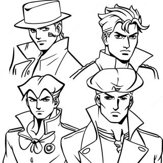 Pagina Para Colorear De Los Personajes De Jojos Bizarre Adventure 34403-28663