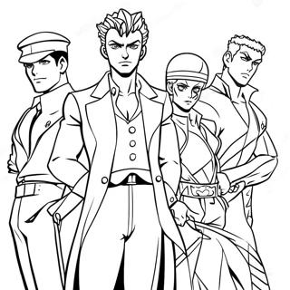 Pagina Para Colorear De Los Personajes De Jojos Bizarre Adventure 34403-28664