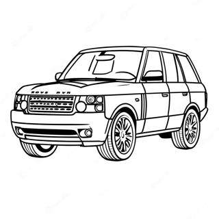 Pagina Para Colorear De Un Range Rover De Lujo 34413-28670