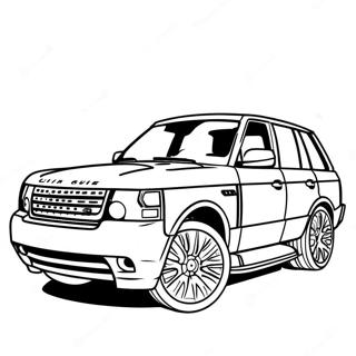 Pagina Para Colorear De Un Range Rover De Lujo 34413-28672