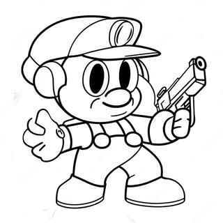 Pagina Para Colorear De La Aventura Del Personaje Smg4 34443-28694