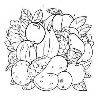 Pagina Para Colorear Frutas Y Verduras Coloridas 34523-28759