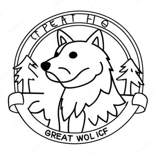 Pagina Para Colorear Logo De Great Wolf Lodge 34562-28786