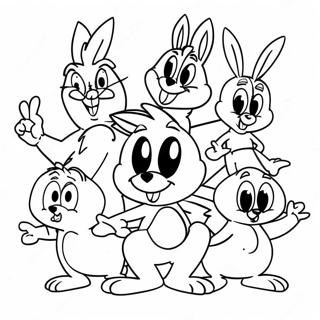 Pagina Para Colorear De Personajes De Looney Tunes 34603-28821