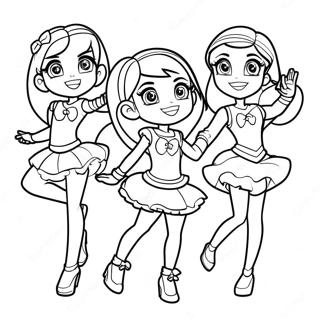 Pagina Para Colorear De Personajes De Lolirock Bailando 34713-28912