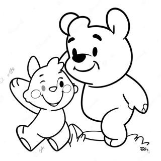 Pagina Para Colorear De Christopher Robin Jugueton Con Pooh 34783-28967