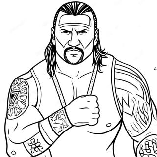 Pagina Para Colorear Wwe 34822-28995