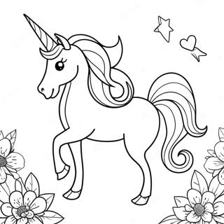 Pagina Para Colorear Fantasia De Unicornio 34843-29002