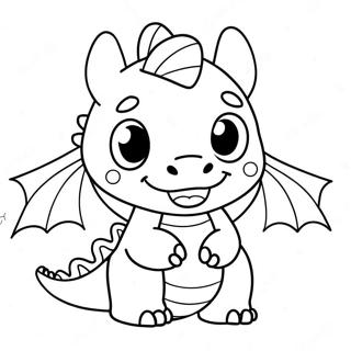 Pagina Para Colorear Dragon Kawaii 34853-29012