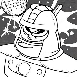 Pagina Para Colorear De Zurg Malvado En El Espacio 35054-29178