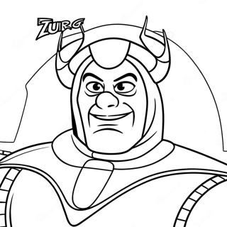 Pagina Para Colorear De Zurg Malvado En El Espacio 35054-29179