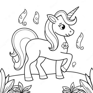 Pagina Para Colorear De Unicornio De Pascua 35083-29198