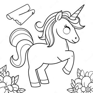 Pagina Para Colorear De Unicornio De Pascua 35083-29200