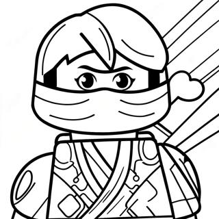 Zane Ninjago Páginas Para Colorear