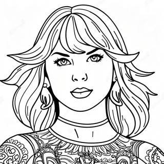 Pagina Para Colorear De Taylor Swift Reputation 3509-2850