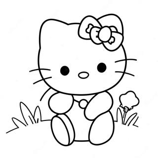 Pagina Para Colorear De Hello Kitty 35163-29262