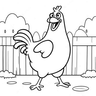 Pagina Para Colorear De Chicken Run 35173-29270