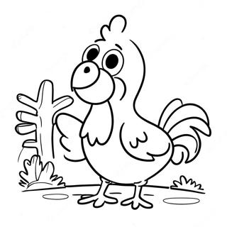 Pagina Para Colorear De Chicken Run 35173-29272