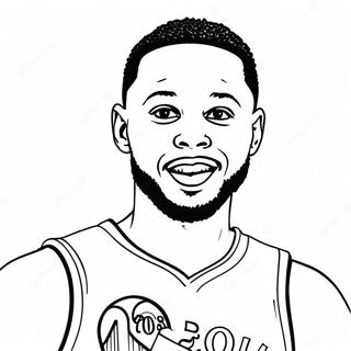 Steph Curry Páginas Para Colorear