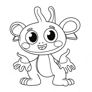 Pagina Para Colorear De Henry Hugglemonster 35263-29342