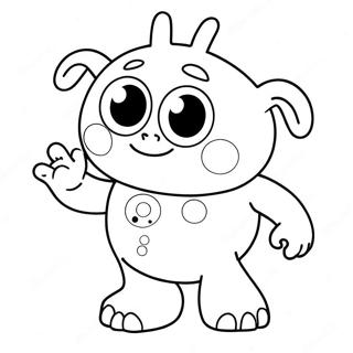 Pagina Para Colorear De Henry Hugglemonster 35263-29343