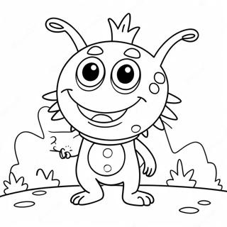 Pagina Para Colorear De Henry Hugglemonster 35263-29344