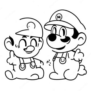 Pagina Para Colorear De La Aventura De Cappy Y Mario 3540-2879