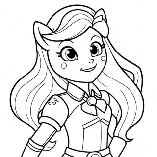 Pagina Para Colorear De Sunset Shimmer Chica De Equestria 35463-29502