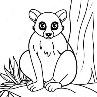 Pagina Para Colorear De Lemur 35573-29591