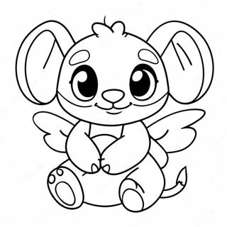 Pagina Para Colorear De La Amistad Entre Stitch Y Angel 3560-2896