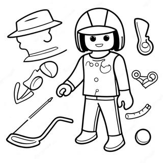 Pagina Para Colorear De Playmobil 35643-29648