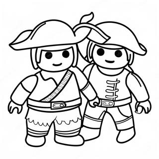 Pagina Para Colorear De La Aventura Pirata De Playmobil 35644-29652