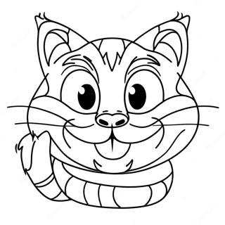 Pagina Para Colorear Del Gato De Cheshire 35683-29678