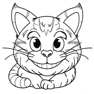 Pagina Para Colorear Del Gato De Cheshire 35683-29679