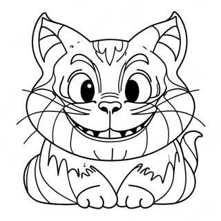 Pagina Para Colorear Del Gato De Cheshire 35683-29680