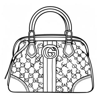 Pagina Para Colorear Bolso De Mano Gucci 35744-29731