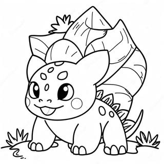 Ivysaur Páginas Para Colorear