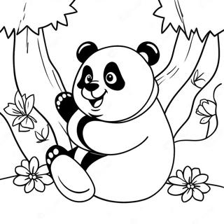 Pagina Para Colorear De Un Panda Jugueton 35894-29850