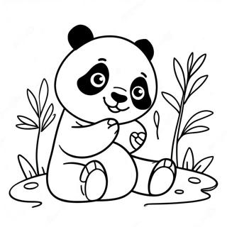 Pagina Para Colorear De Un Panda Jugueton 35894-29852