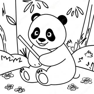 Pagina Para Colorear De Un Panda Jugueton 35894-29946