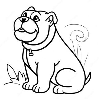 Pagina Para Colorear De Bulldog 3589-2914