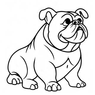 Pagina Para Colorear De Bulldog 3589-2915